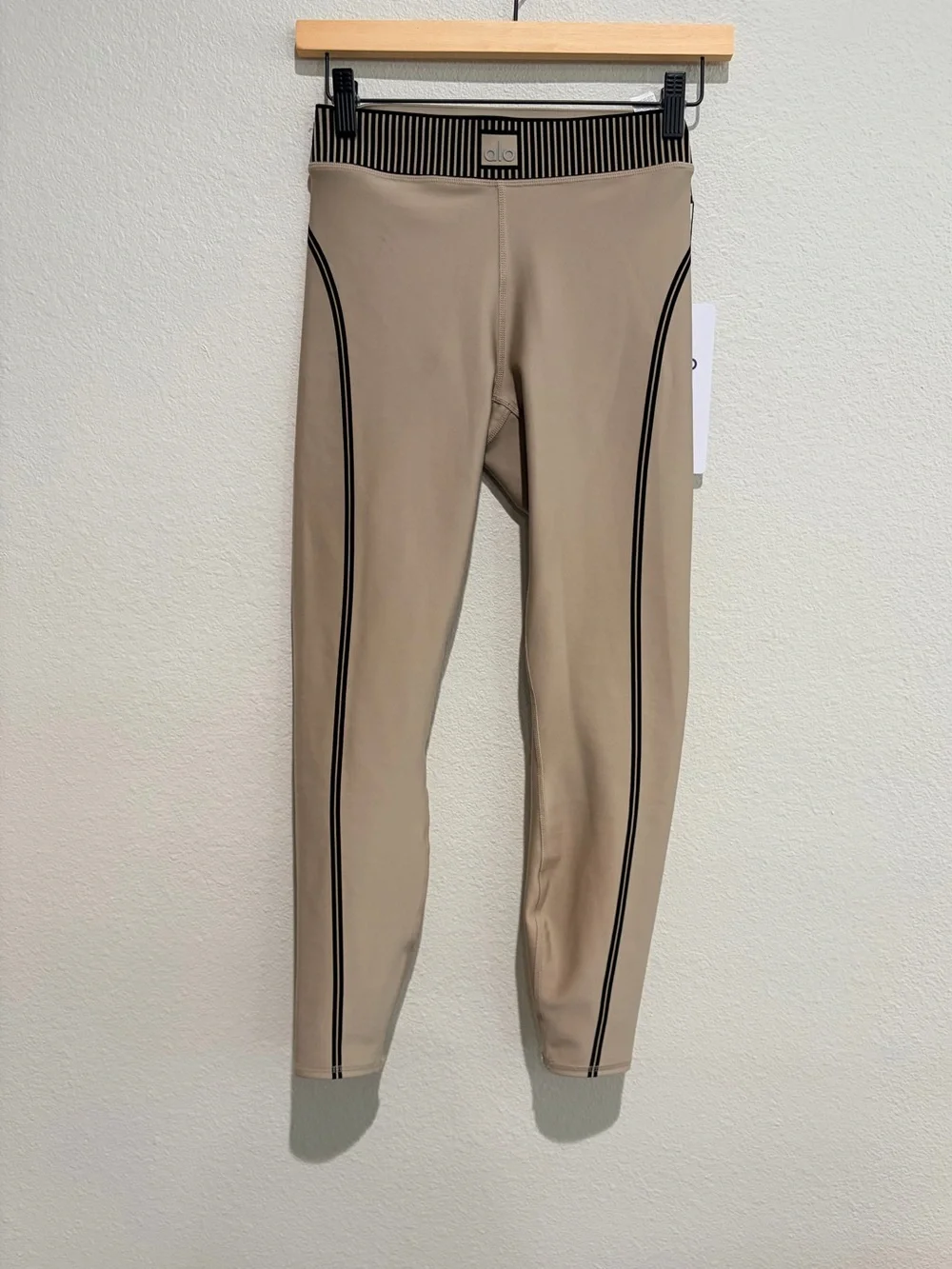 ALO Yoga Airlift High-Waist 7/8 Line Up Legging Gravel SZ XS